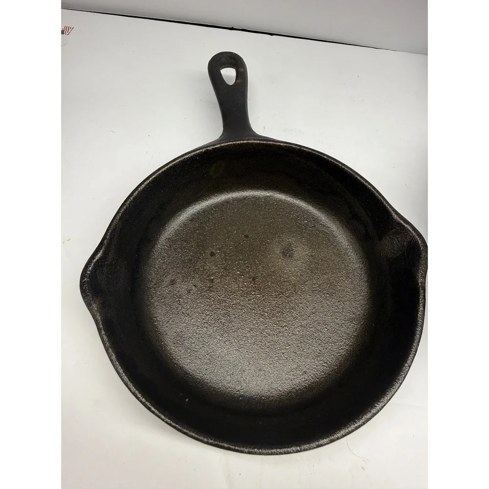 CookTools Cast Iron Skillet Set 2 Piece 6.5 and 8 Inch Black Frying Pans